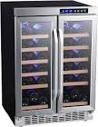 EdgeStar CWR362FD 36 Bottle Built-In Dual Zone Wine Cooler