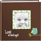 Pioneer Photo Albums Fabric Frame Baby Owl Album