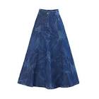 Denim A-Line Skirt