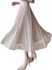 Pleated Midi Skirt