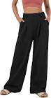 Corduroy High-Waisted Pants