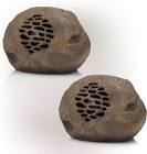 Alpine Corporation Solar-Powered Outdoor Bluetooth Rock Speaker