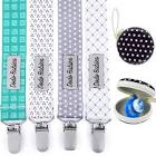 Dodo Babies Pacifier Clips Set
