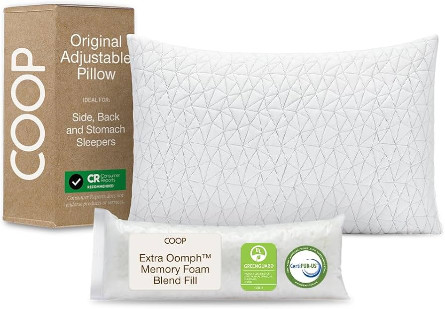 Coop Home Goods Original Adjustable Pillow