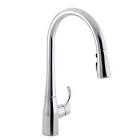 Kohler K-596-CP Simplice High-Arch Single-Hole Pulldown Kitchen Faucet