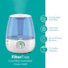 Vicks Filter-Free Ultrasonic Visible Cool Mist Humidifier