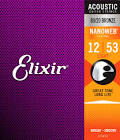 Elixir 80/20 Bronze Nanoweb Coating Acoustic Guitar Strings