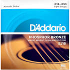D'Addario EJ16 Phosphor Bronze Acoustic Guitar Strings