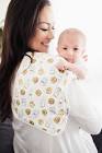 Copper Pearl Baby Burp Cloths