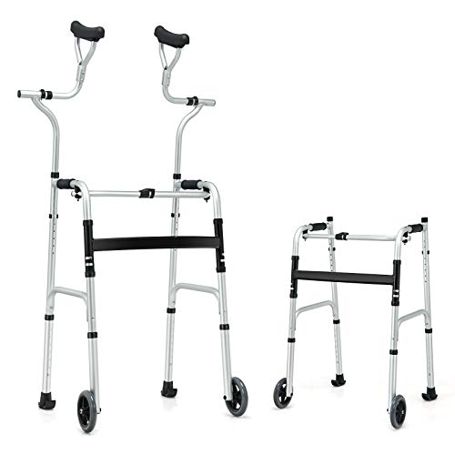 Goplus Foldable Standard Walker