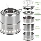 Ohuhu Stainless Steel Backpacking Stove