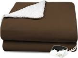 Pure Warmth by Biddeford Micro Mink Sherpa Electric Blanket