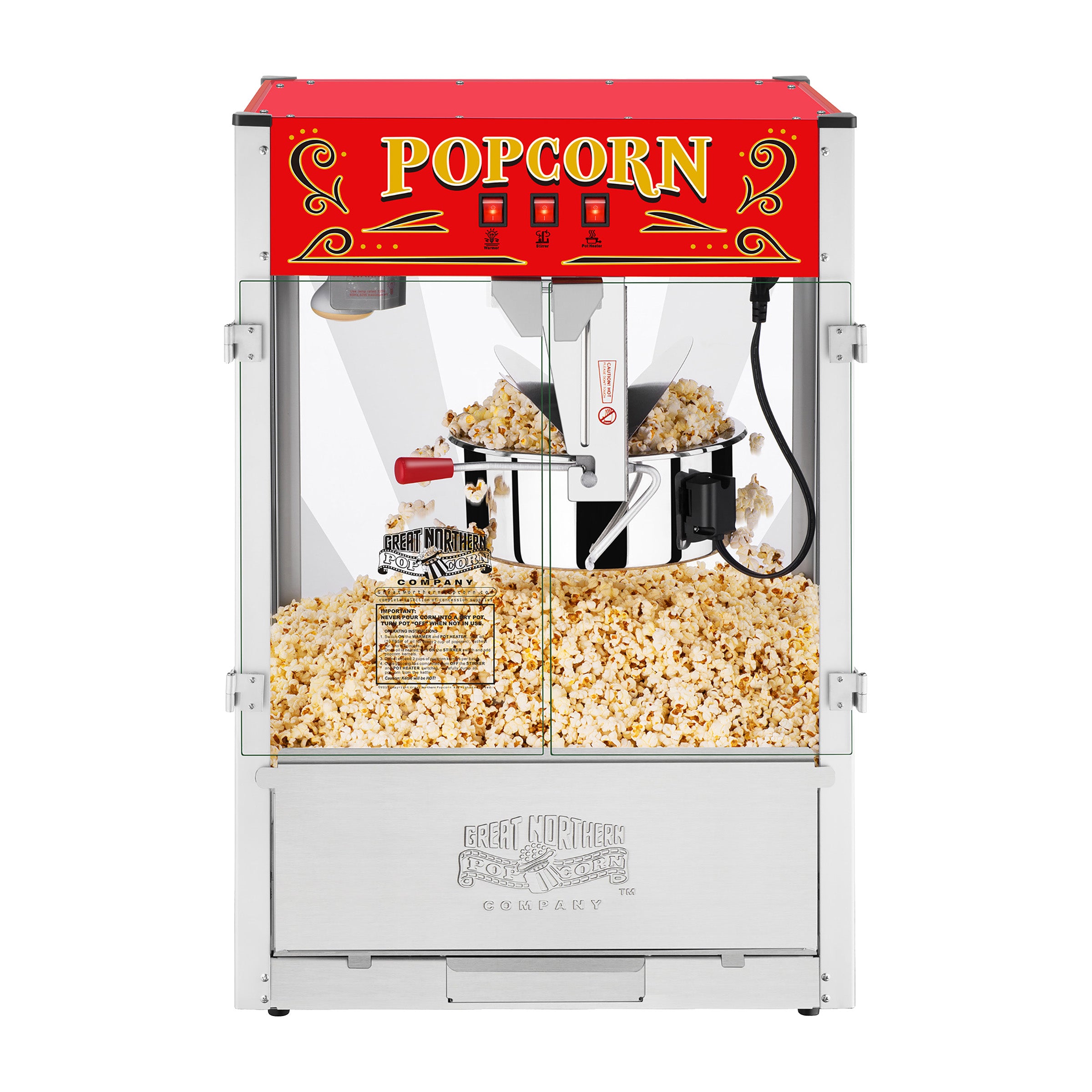 Great Northern Popcorn Machine Countertop Popper