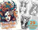 Fantastical Demons Coloring Book