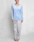 Hanes Women's Stretch Jersey Pajama Set