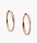 Michael Kors Brilliance Hoop Earrings