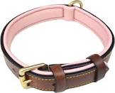 Soft Touch Collars Leather Padded Dog Collar