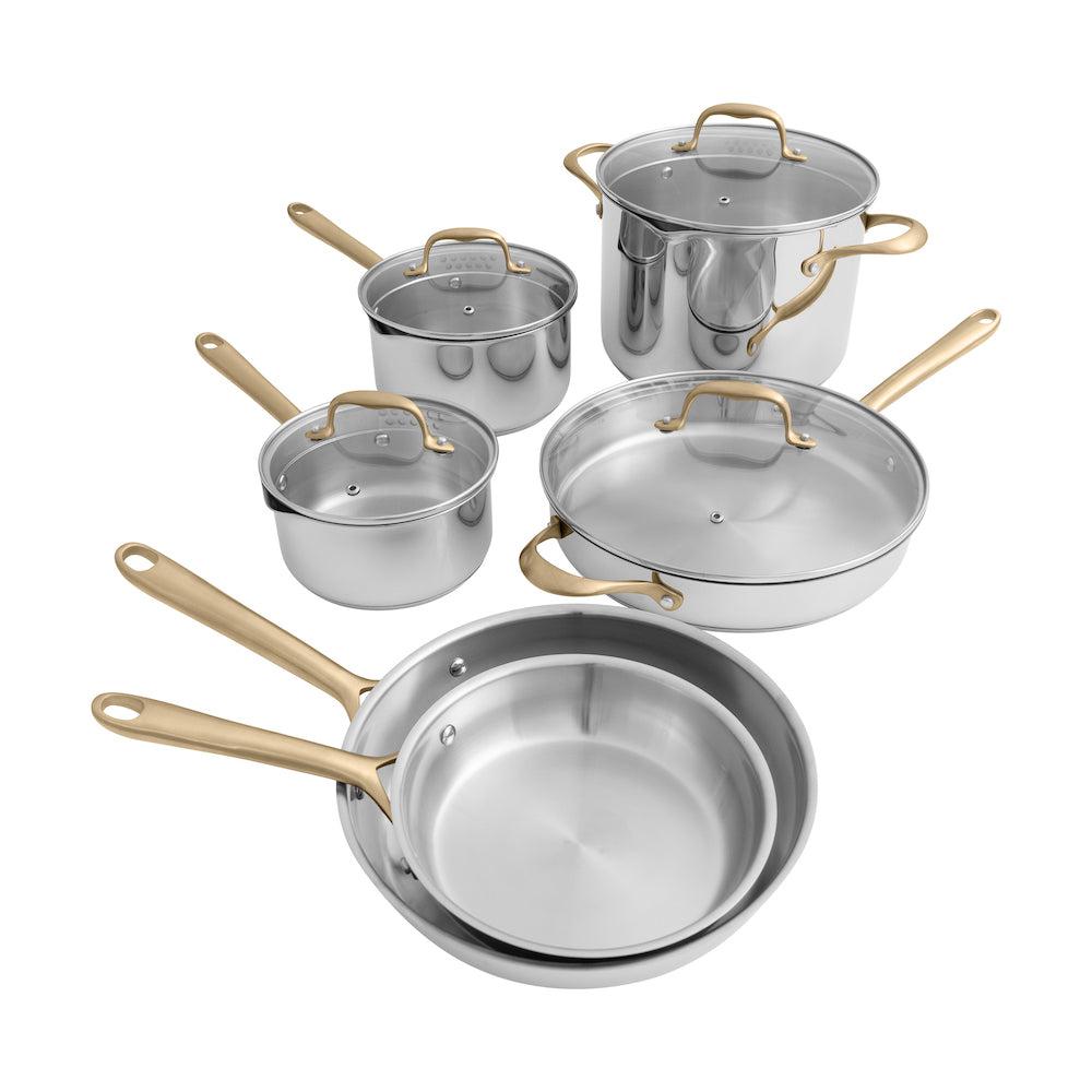 ZLINE 10-Piece Stainless Steel Cookware Set