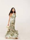 Pre-Owned Floral Silk Dress