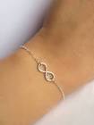 Sterling Silver Infinity Bracelet