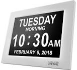 American Lifetime Day Clock