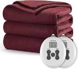 Sunbeam Quilted Fleece Heated Blanket
