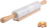 Marble Rolling Pin with Wooden Cradle