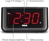 RCA Digital Alarm Clock