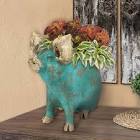 Clay Pig Planter Pot