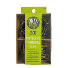 Onyx and Green Recycled Paper Clips