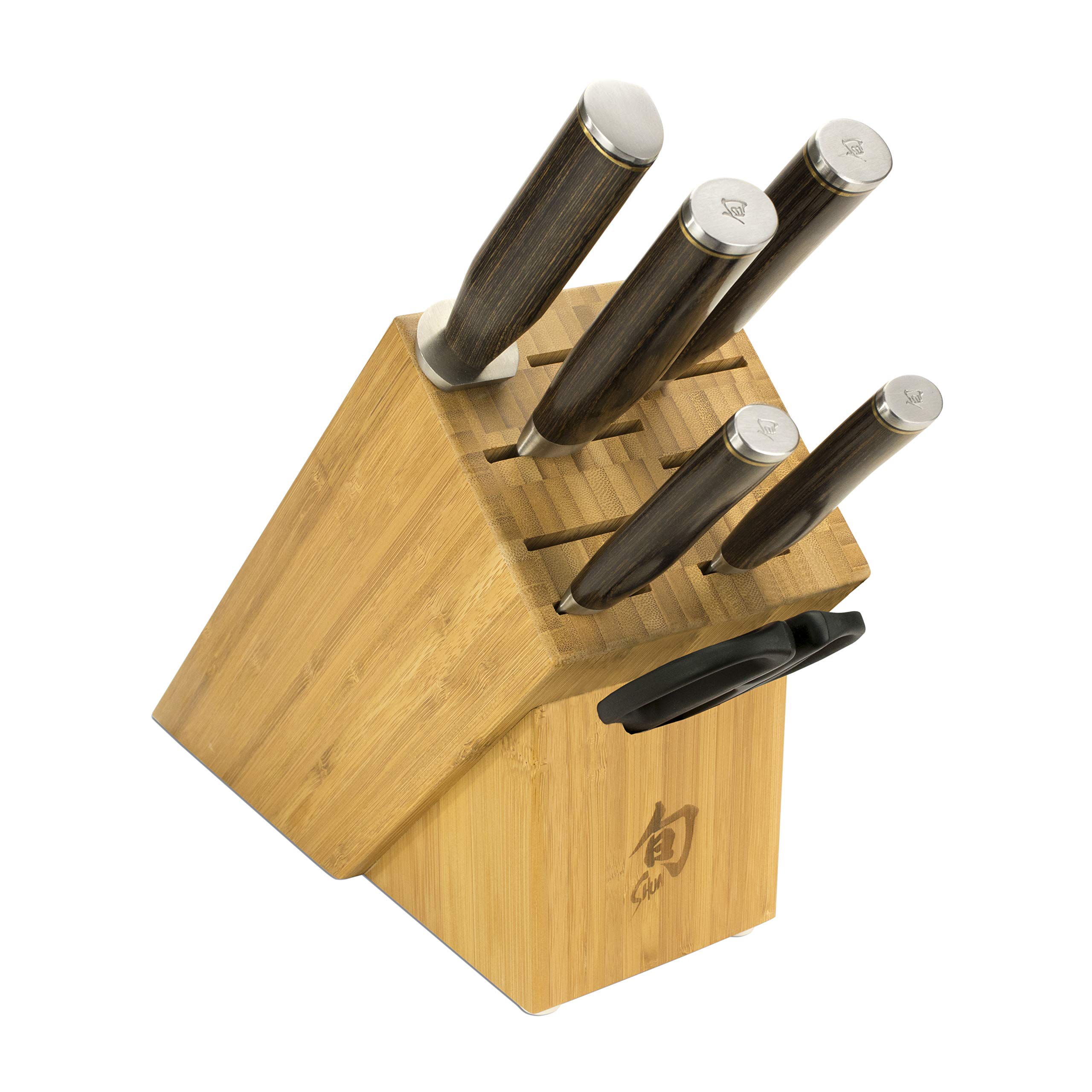 Shun Cutlery 7-Piece Essential Knife Block Set
