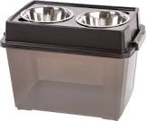 IRIS USA Elevated Feeder with Airtight Storage