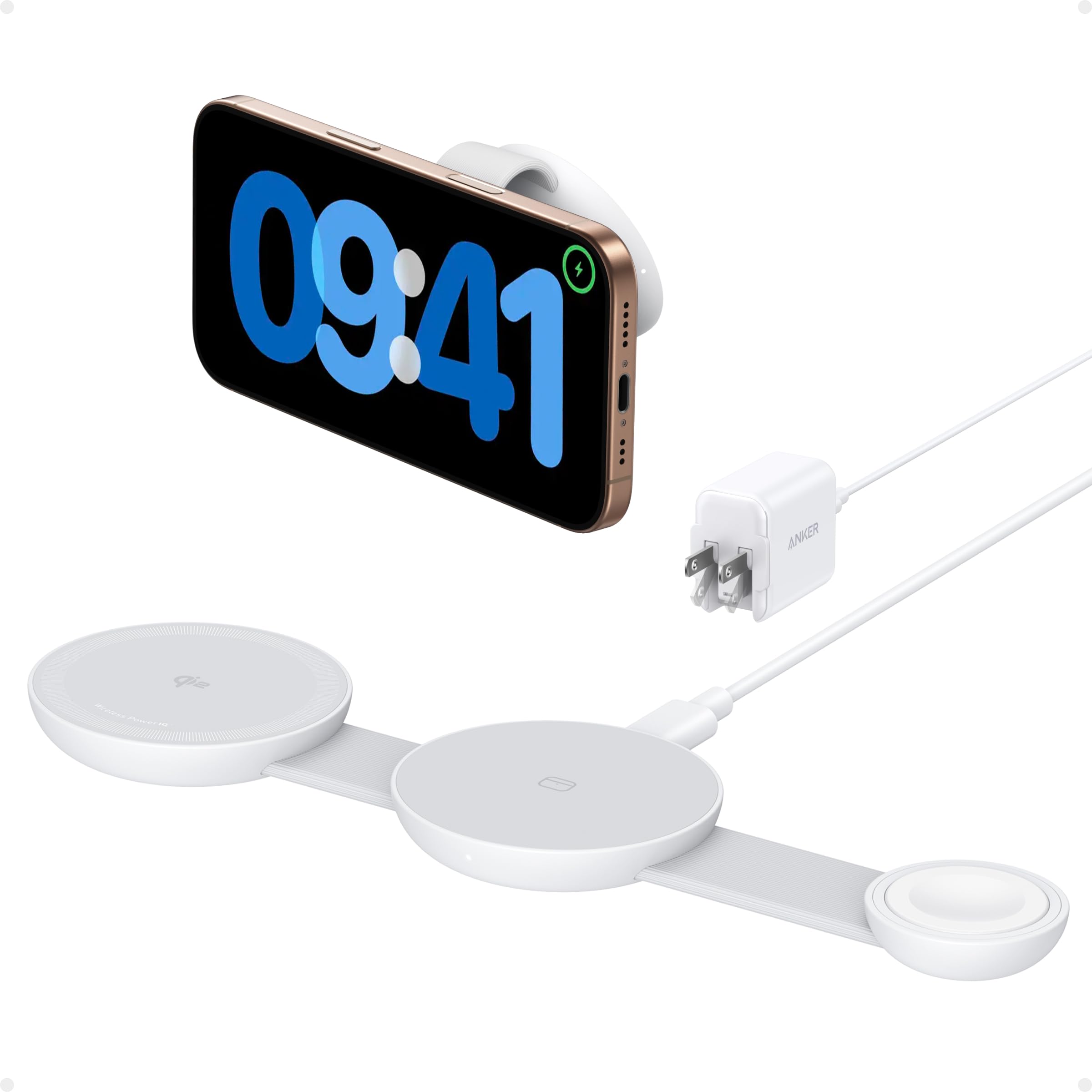 Anker MagGo Wireless Charging Station (3-in-1 Pad)