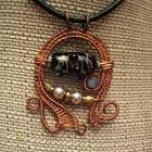 Mixed Metal Recycled Pendant