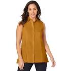 Sleeveless Button-Down Shirt