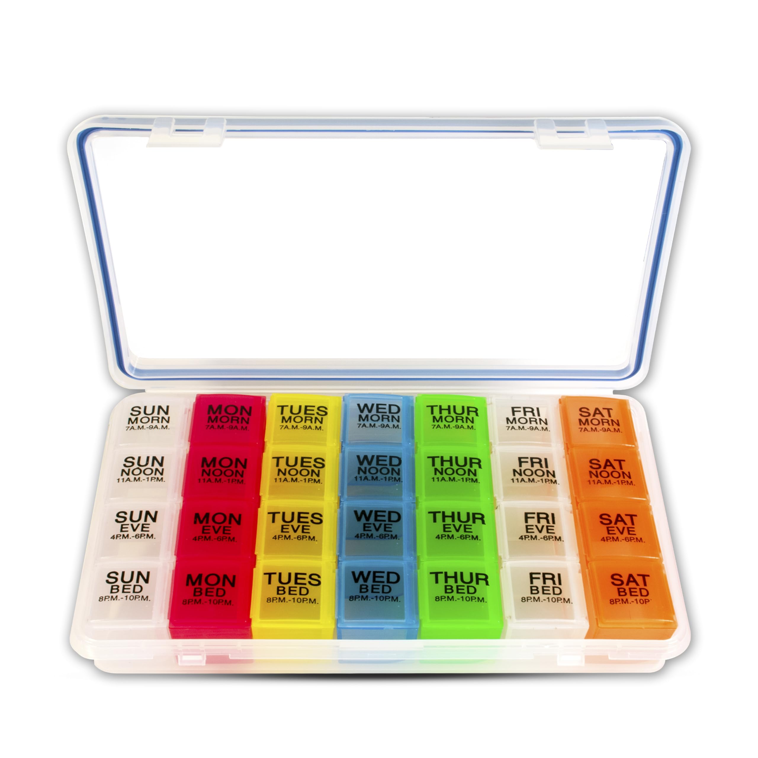 GMS 7-Day Pill Organizer with Reminder Timer