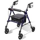 Carex Step ‘N Rest Aluminum Rolling Walker