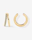 Pavoi 14K Gold Plated Cuff Earrings