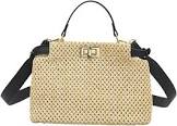 Woven Straw Satchel