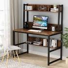 Tribesigns Computer Desk with Bookshelf