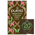 Pukka Organic Peppermint & Licorice Herbal Tea