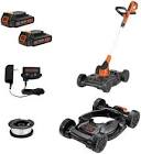 BLACK+DECKER 3-in-1 Lawn Mower, String Trimmer, and Edger